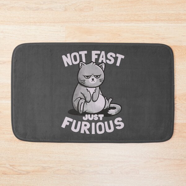 Item preview, Not Fast Just Furious Cute Funny Cat Gift designed and sold by EduEly.
