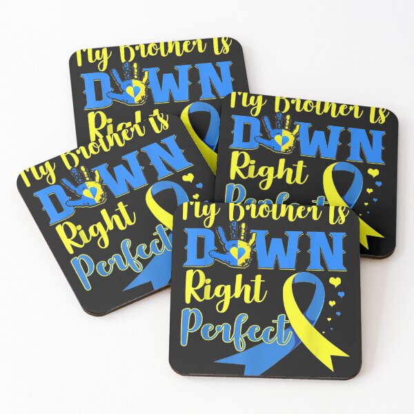Item preview, Down Syndrome Brother Sibling Gift Down Right Awesome designed and sold by ALISONABBOTTAU.