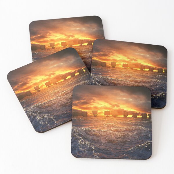 Item preview, Tremble! Vikings ships in sight designed and sold by londom.