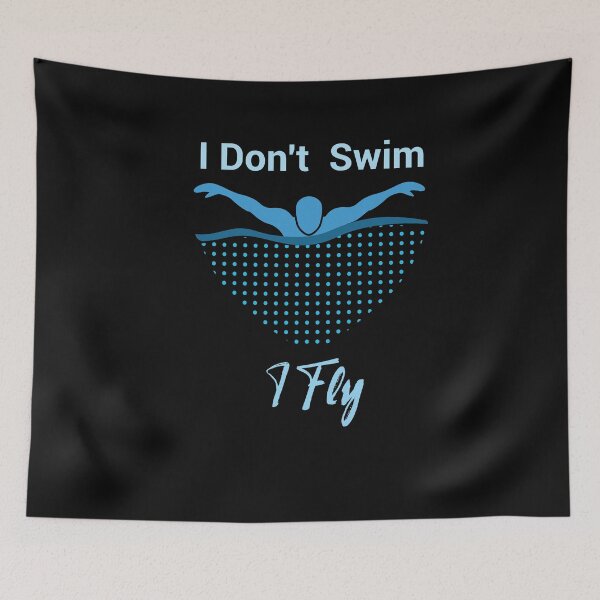 Item preview, I Don't Swim I Fly gifts for swimmers girls designed and sold by LANANIL.