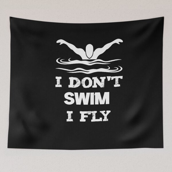 Item preview, I Don't Swim I Fly gifts for swimmers designed and sold by LANANIL.