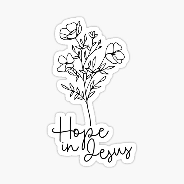 Vista previa del artículo con la obra «Esperanza en jesus», diseñado y vendido por KatrinElise.