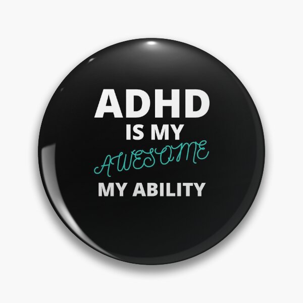 Item preview, ADHD is awesome designed and sold by KaliminaDesigns.