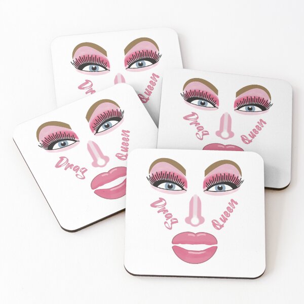 Artikelvorschau, Pink Drag Queen Gesicht entworfen und verkauft von Funful.