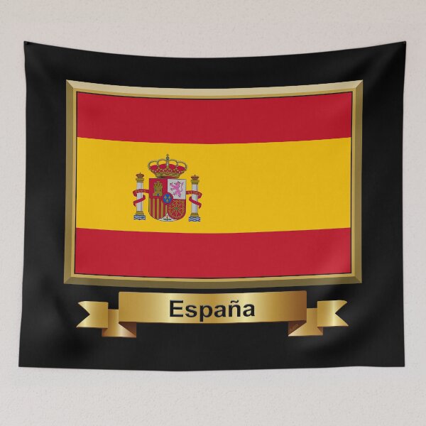 Item preview, Spanish Flag Gifts, Masks, Stickers & Products (N) designed and sold by mpodger.