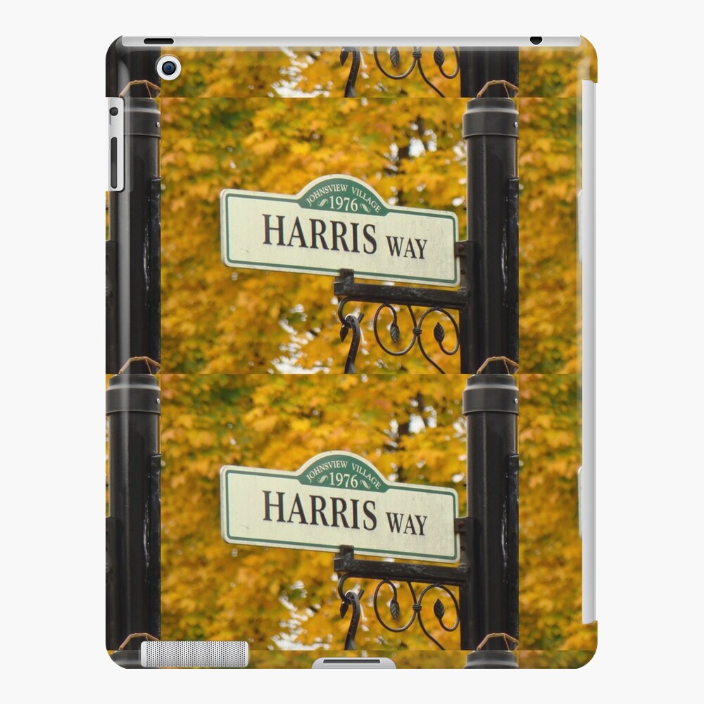 Harris, Harris sticker, Harris magnet, Harris mug, Harris mask iPad Case & Skin