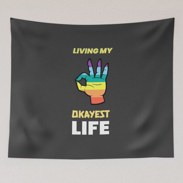 Item preview, Living my okayest life designed and sold by Bratak.