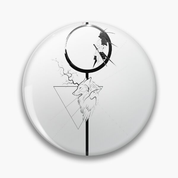 Item preview, Total graphics wolf, raven, samurai designed and sold by MoumoonTV.