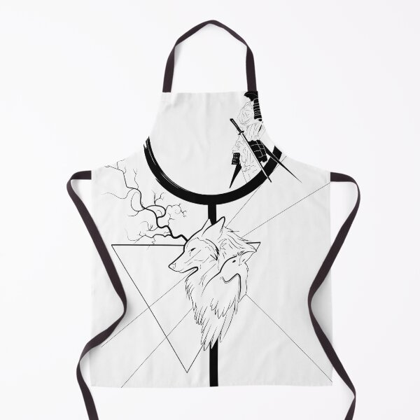 Item preview, Total graphics wolf, raven, samurai designed and sold by MoumoonTV.