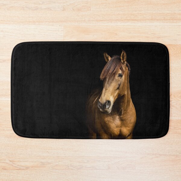 Item preview, Portrait of a golden colored Lusitano horse, with black background. designed and sold by AylaHarbich.
