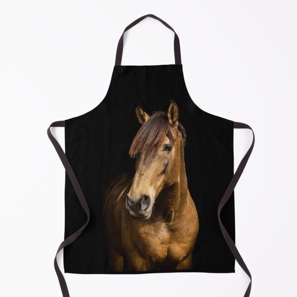 Item preview, Portrait of a golden colored Lusitano horse, with black background. designed and sold by AylaHarbich.