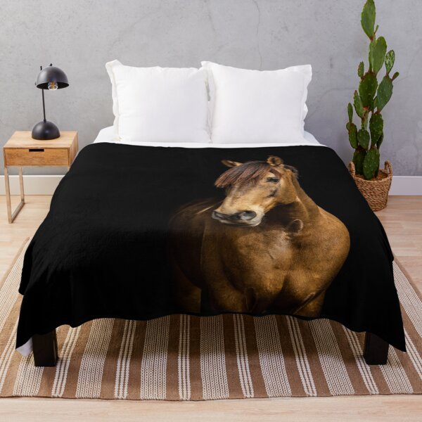 Item preview, Portrait of a golden colored Lusitano horse, with black background. designed and sold by AylaHarbich.