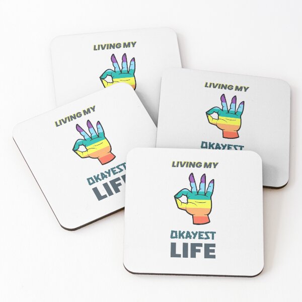 Item preview, Living my okayest life designed and sold by Bratak.