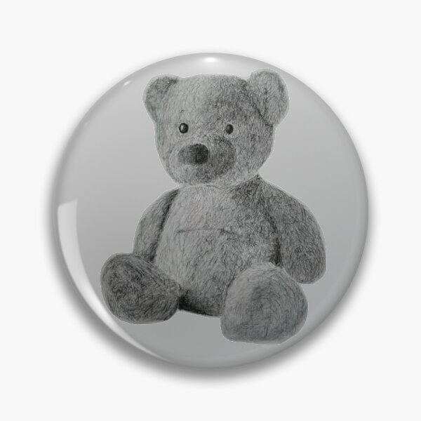 Item preview, Graphite Teddy Bear Drawing designed and sold by Art-by-AbbyRodz.