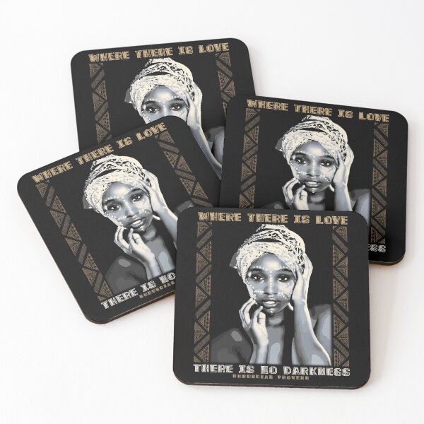 Item preview, Where There is Love There is No Darkness, African, Burundian Proverb, Burundi designed and sold by Proverbial Wisdom Design.