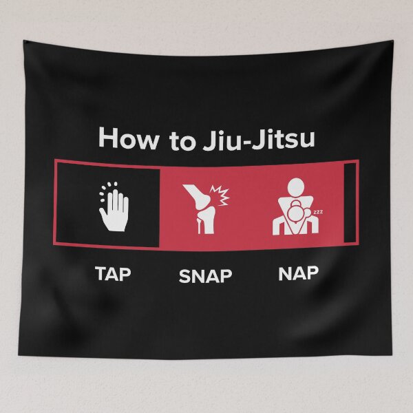 Item preview, How to Jiu-Jitsu (Tap Snap Nap) - Black designed and sold by Eyedalas.