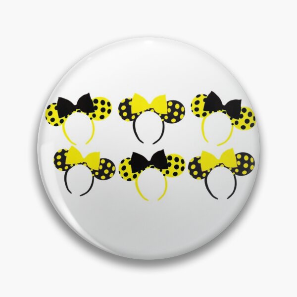 Item preview, Ears, headband, polkadot, yellow designed and sold by AbsDrawings.