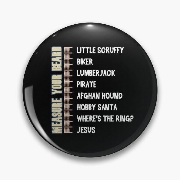 Item preview, Measure your beard - beard length of bearded men designed and sold by dJ-Design.