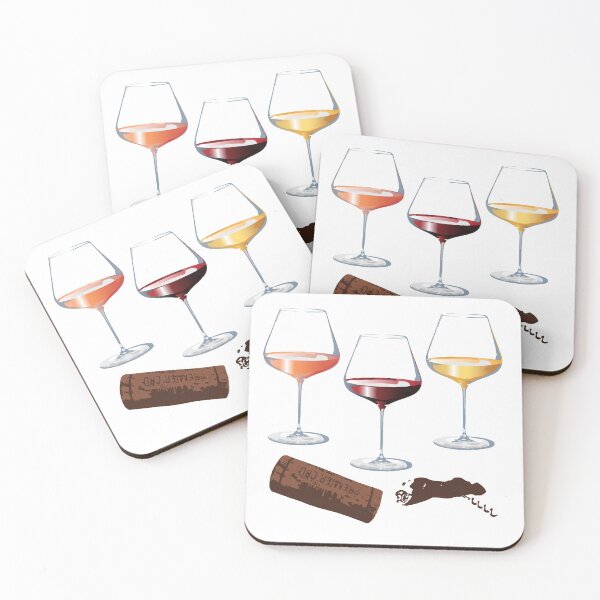 Item preview, 3 wine glasses and cork shot designed and sold by leewarddesign.