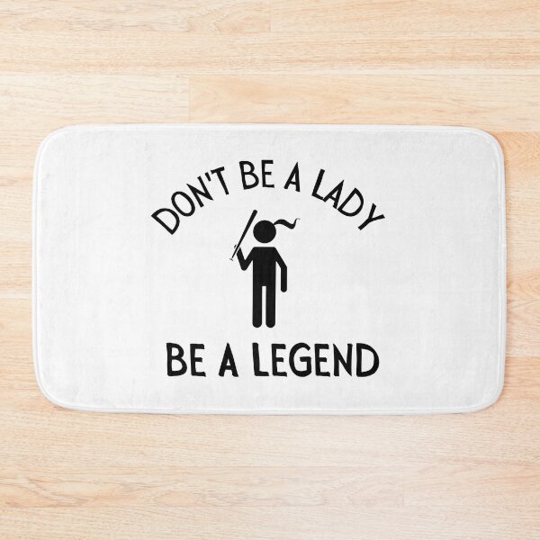 Item preview, Softball: Don't be a lady be a legend designed and sold by TheGreenGoat.