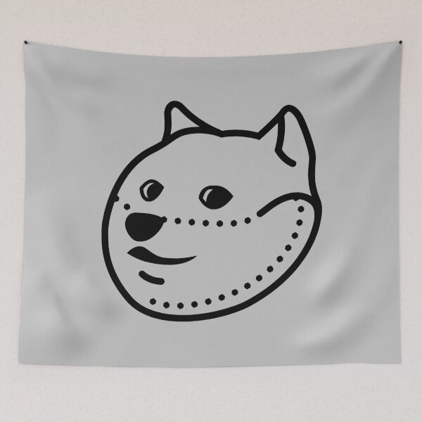 Item preview, Funny Dog Dogecoin Design designed and sold by AeroAstro.