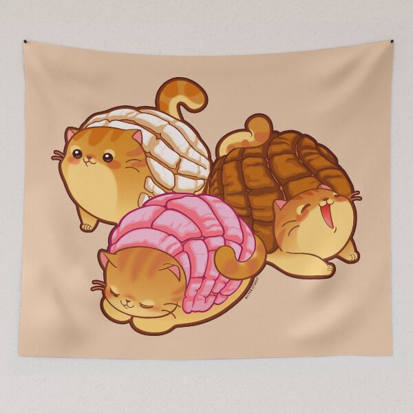 Item preview, Kawaii Concha Cats designed and sold by ctkrstudio.