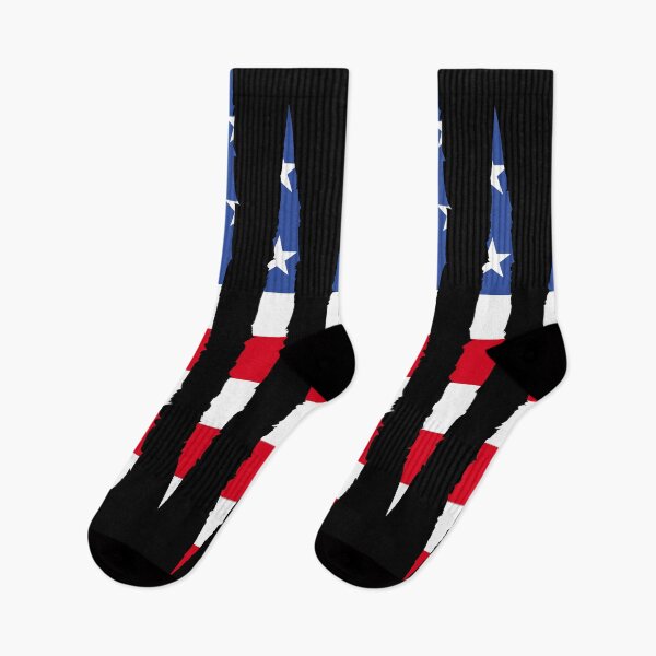 Item preview, Werewolf Wolf Scratches US Flag American  designed and sold by BEAST NYC.