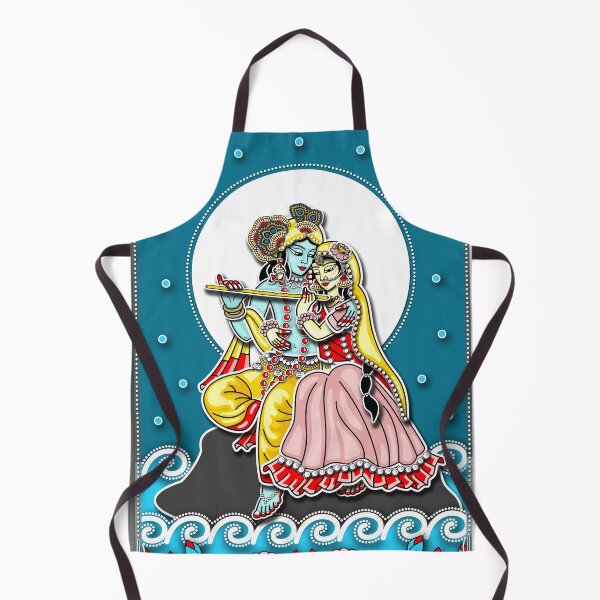 Item preview, Radha Krishna in Moon Night designed and sold by GundicaArt.