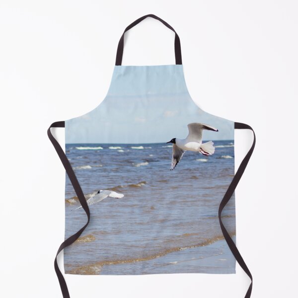 Item preview, Two seagulls flying above the water designed and sold by lena-maximova.