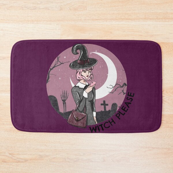 Item preview, Witch Please, Witch in Graveyard designed and sold by SquishStitches.