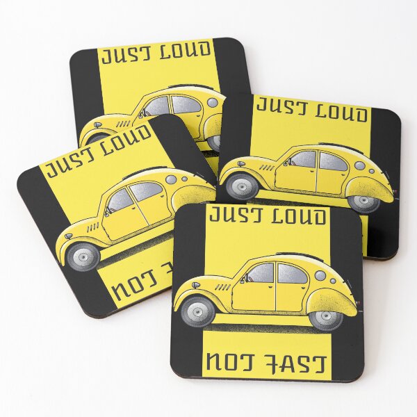 Item preview, Just Loud Not Fast - Yellow Classic Car designed and sold by TKsTees.