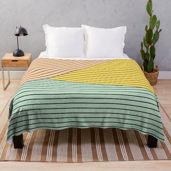 Item preview, Strips beige, yellow, green  designed and sold by IONcreatION.