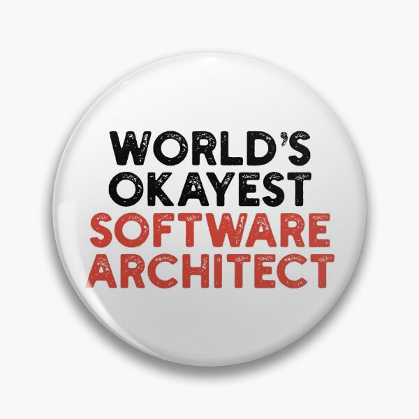 Item preview, World's Okayest Software Architect designed and sold by Tech-e-Tees.