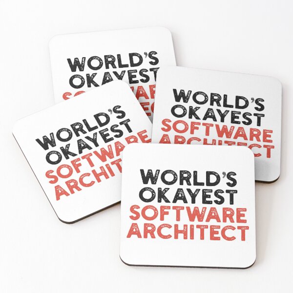 Item preview, World's Okayest Software Architect designed and sold by Tech-e-Tees.