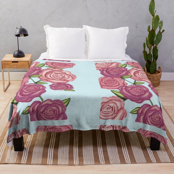 Item preview, Floral Design Rose Patterns Rosa Pink Royal Flowers designed and sold by Zavola.