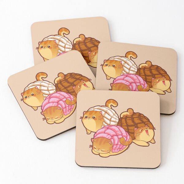 Item preview, Kawaii Concha Cats designed and sold by ctkrstudio.
