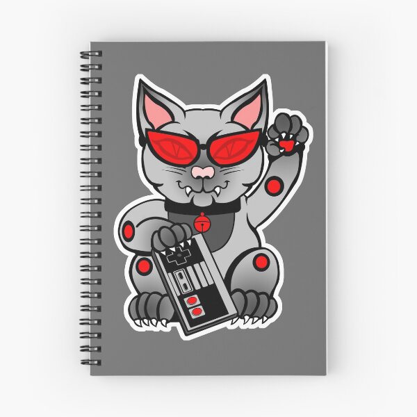 Item preview, Gaming Good Luck Cat designed and sold by rawjawbone.