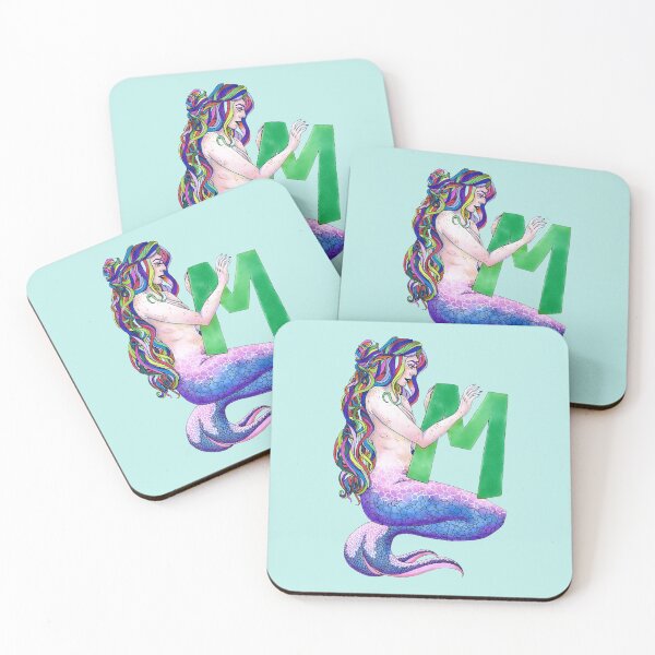 Item preview, M for Mermaid Illustration designed and sold by AvalonUnmuzzled.