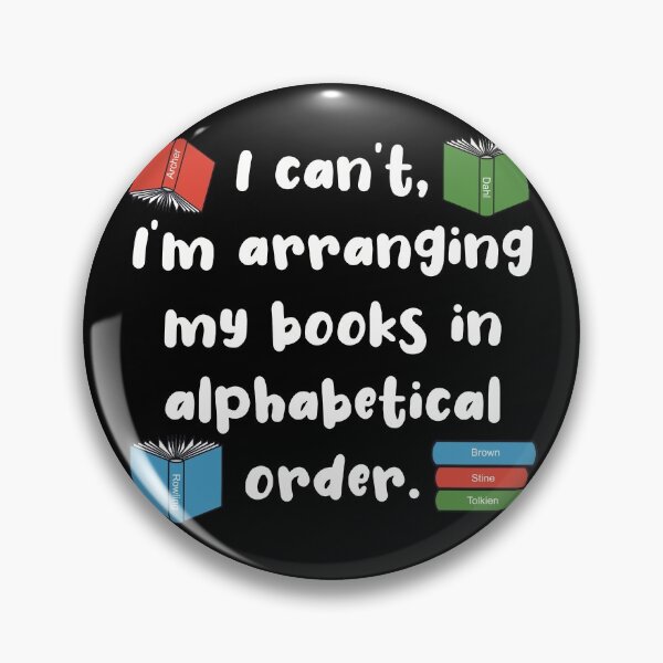 Item preview, Librarian humour Alphabetical Order designed and sold by Funful.
