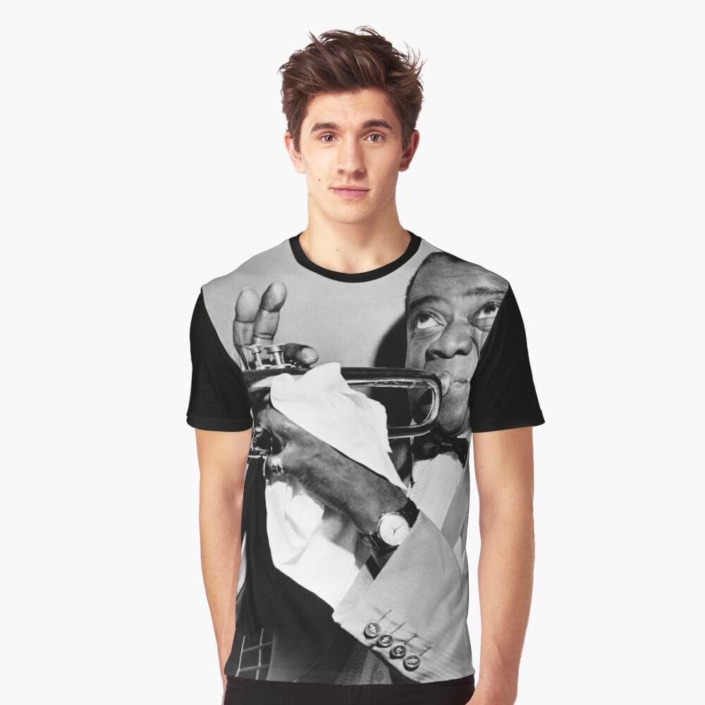 Louis Armstrong Adult Heavyweight T-shirt 