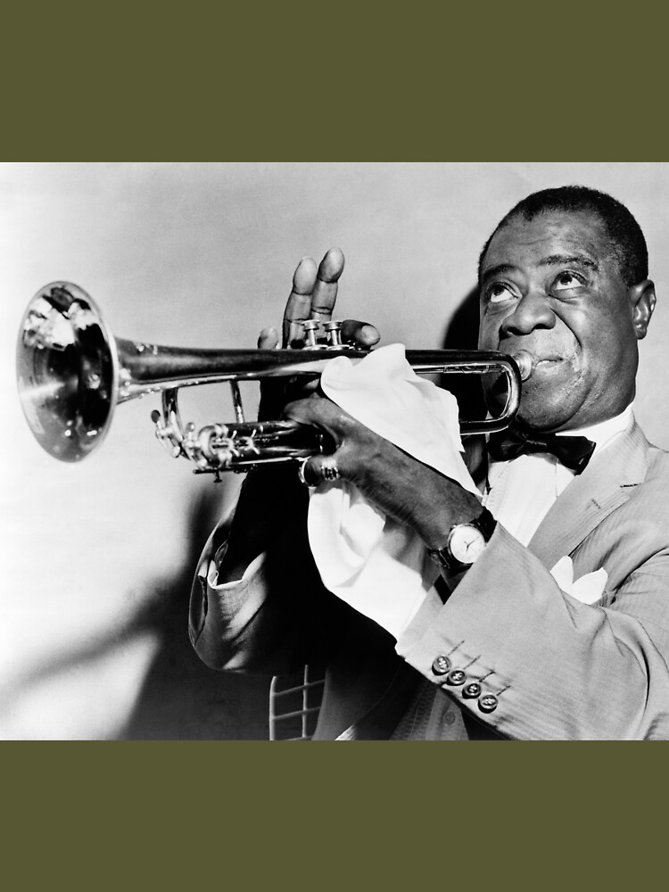 Louis Armstrong Adult Heavyweight T-shirt 