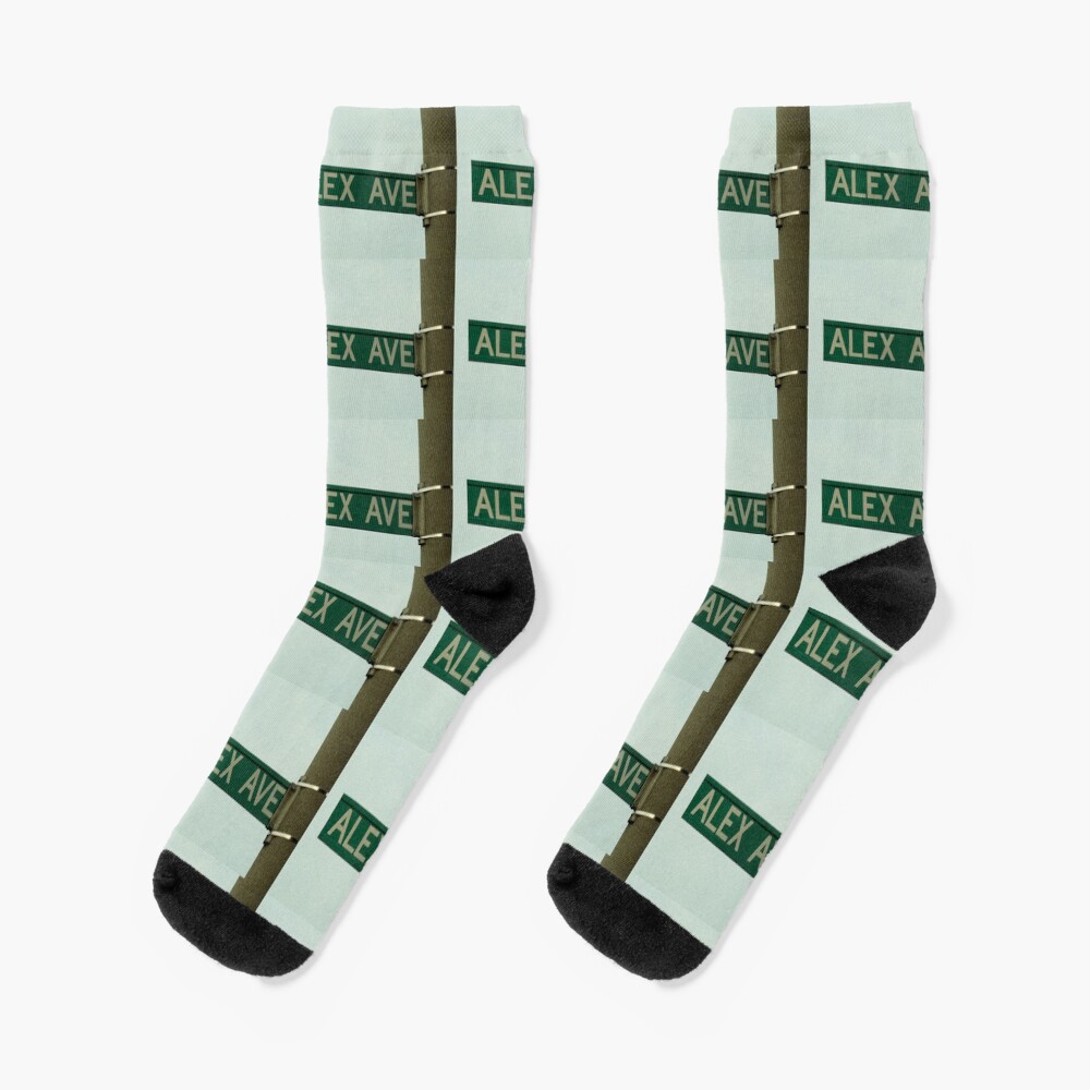 Alex, Alex magnet, Alex sticker, Alex mask, Alex mug Socks