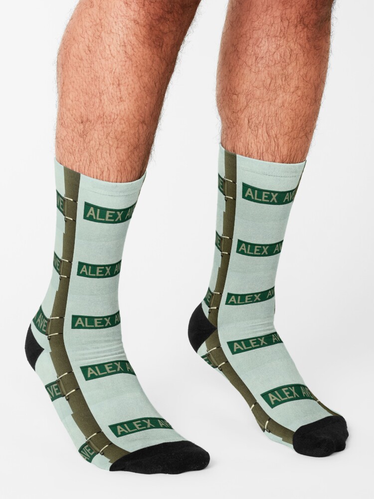 Alternate view of Alex, Alex magnet, Alex sticker, Alex mask, Alex mug Socks