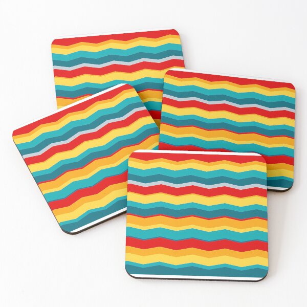 Item preview, VINTAGE STYLE RETRORAINBOW SUMMER STRIPES designed and sold by Ssilky.