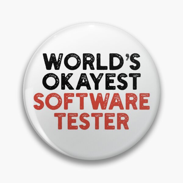 Item preview, World's Okayest Software Tester designed and sold by Tech-e-Tees.