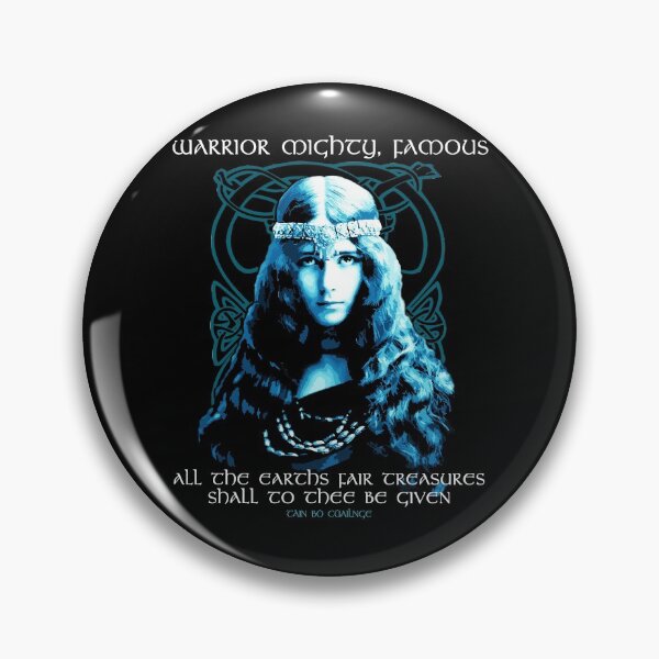 Item preview, Warrior Mighty Famous, Táin Bó Cúailnge, Irish Epic Quote, Celtic Literature, Gaelic, Celtic Gift designed and sold by Proverbial Wisdom Design.