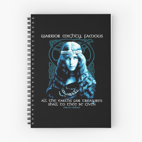 Item preview, Warrior Mighty Famous, Táin Bó Cúailnge, Irish Epic Quote, Celtic Literature, Gaelic, Celtic Gift designed and sold by Proverbial Wisdom Design.