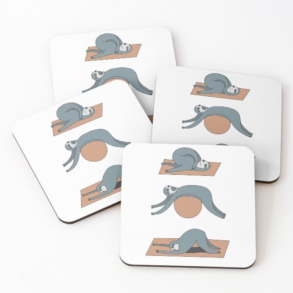 Item preview, Sloths Doing Yoga designed and sold by AtlasPrints.