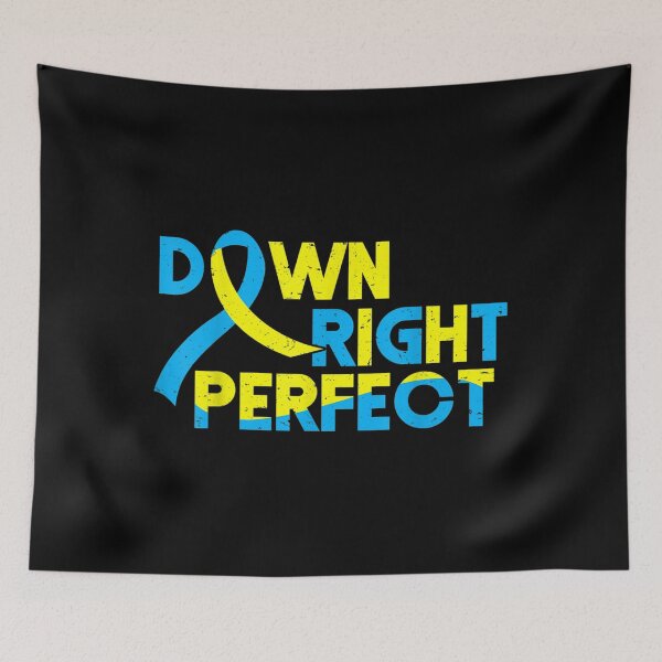 Item preview, Down Syndrome Trisomy 21 Down Right Perfect Ribbon designed and sold by SeanRichar.