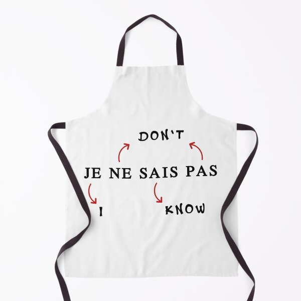 Item preview, Je ne sais pas - I don`t know in french designed and sold by WiBto.
